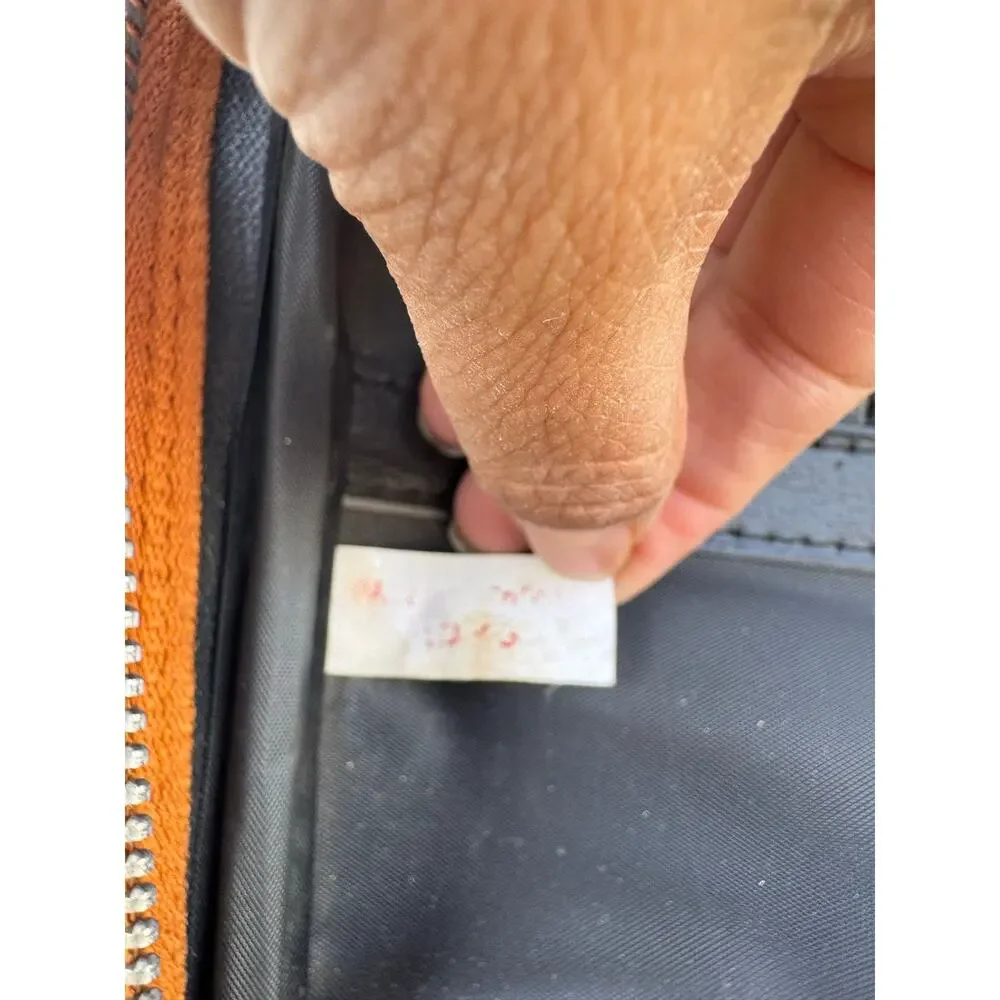 vintage 1970s tan faux-leather carry on suitcase luggage 70s jet set masculine